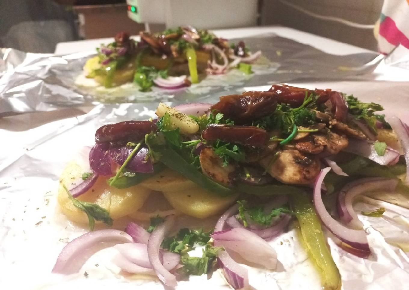 Pescado al papillote