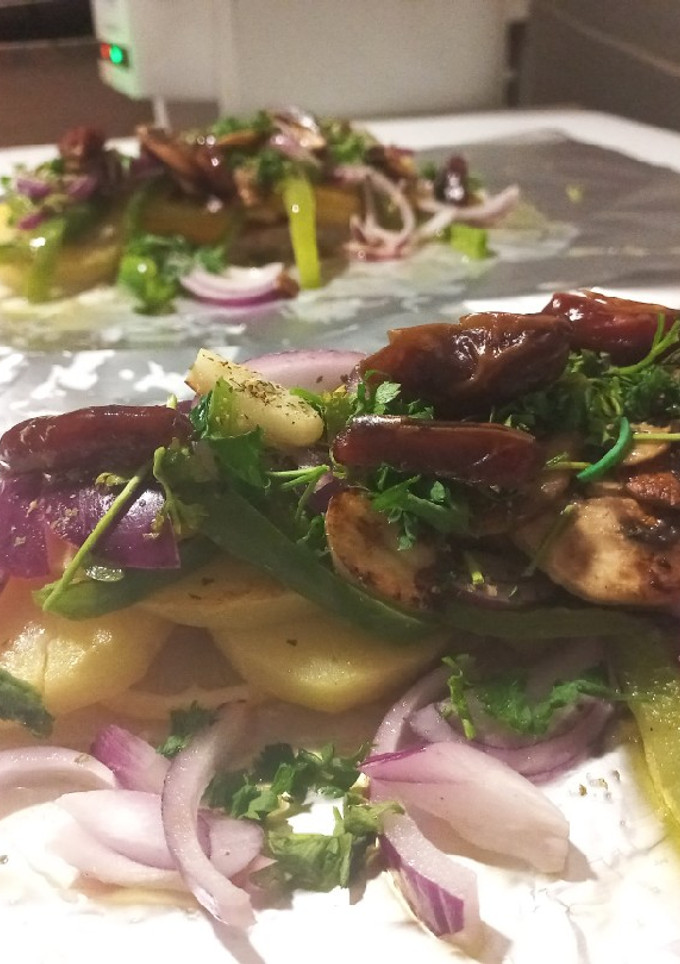 Una foto de Pescado al papillote