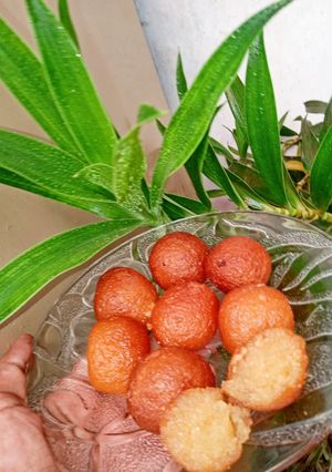 A picture of Mouth melting Gulab Jamun 🤤🤤🤤.