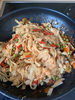 Una foto de Pasta fresca con harina de garbanzo