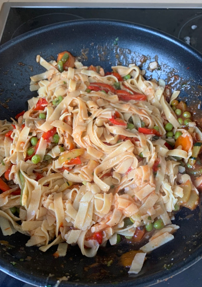 Una foto de Pasta fresca con harina de garbanzo