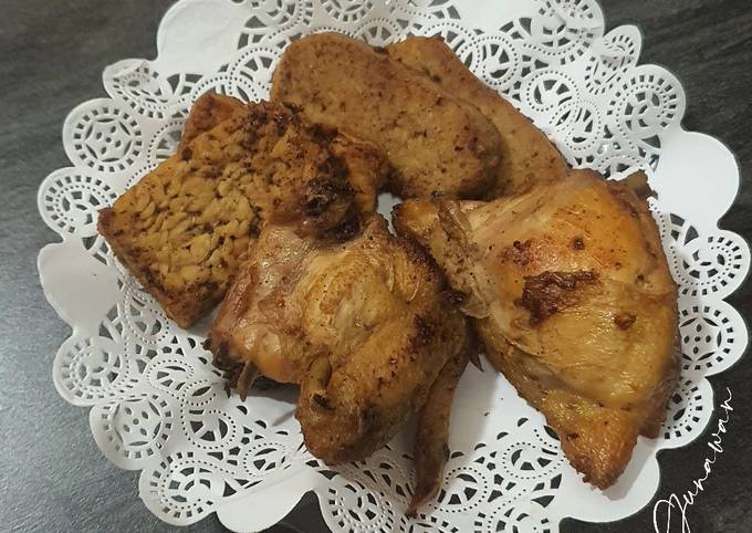 Resep Ayam Bacem (stok lauk), Sempurna