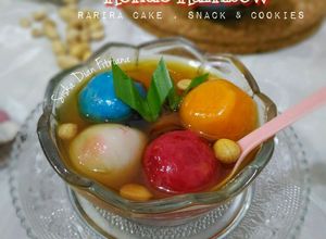 Foto resep Wedang Ronde / Ronde Rainbow, camilan penghangat badan