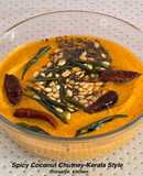 Spicy Coconut Chutney - Kerala Style