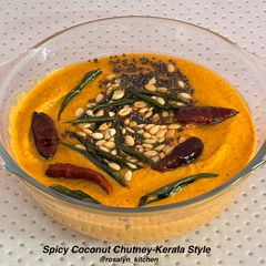 A picture of Spicy Coconut Chutney - Kerala Style.