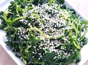 Gambar salad bayam wijen