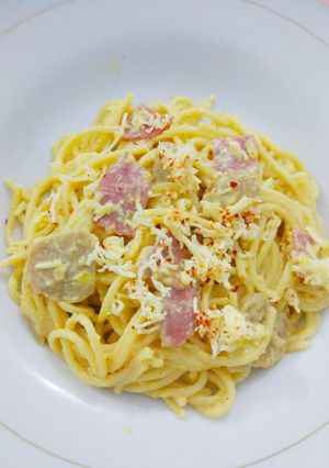 Foto resep Spaghetti carbonara ala ala