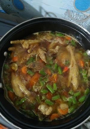 Foto resep Asem-Asem Ceker Sayap Buncis Wortel