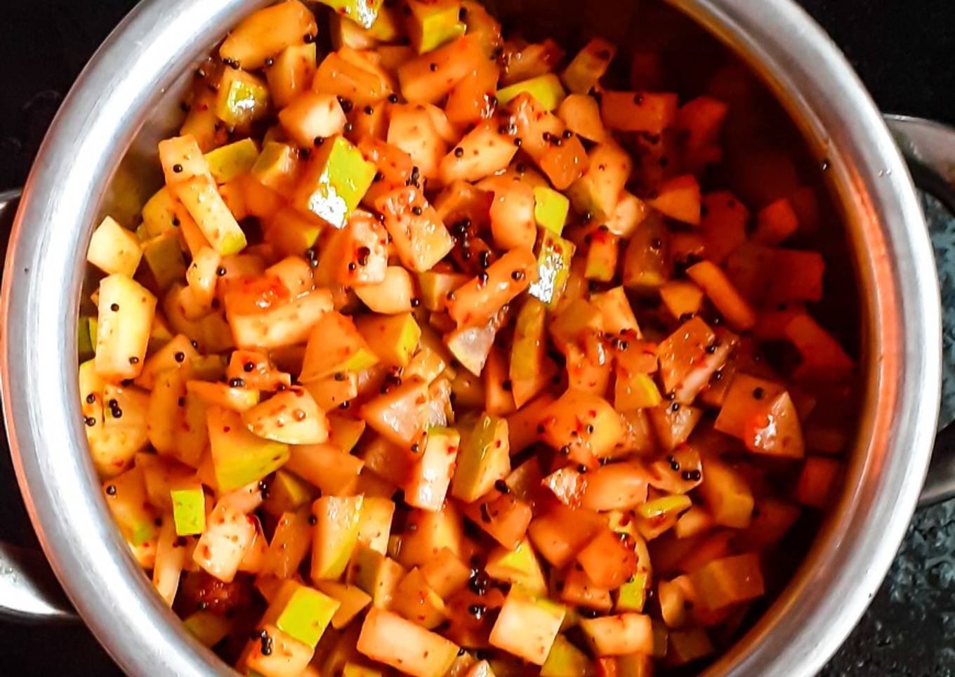 Raw mango pickle