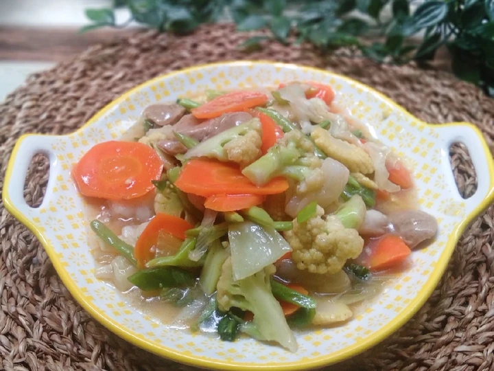 Cara Mudah Membuat Resep Capcay bakso yang Uenak Anti Ribet, Bikin Ngiler