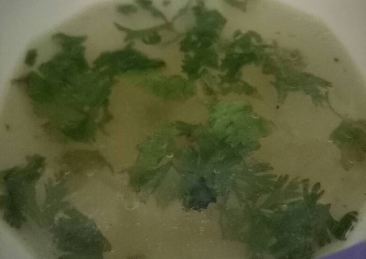 Recipe of Super Quick Homemade Lemon coriander soup