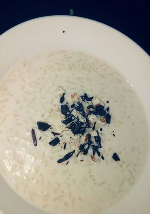 A picture of Rice Pudding(Indian Kheer) #IndianContest.