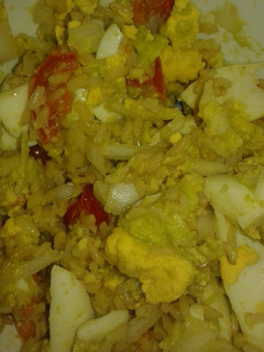 Una foto de Arroz con guacamole
