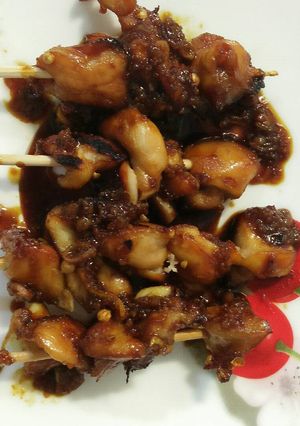 Foto resep Sate ayam simple panggang oven