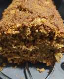 Budín de avena, nueces y manzana