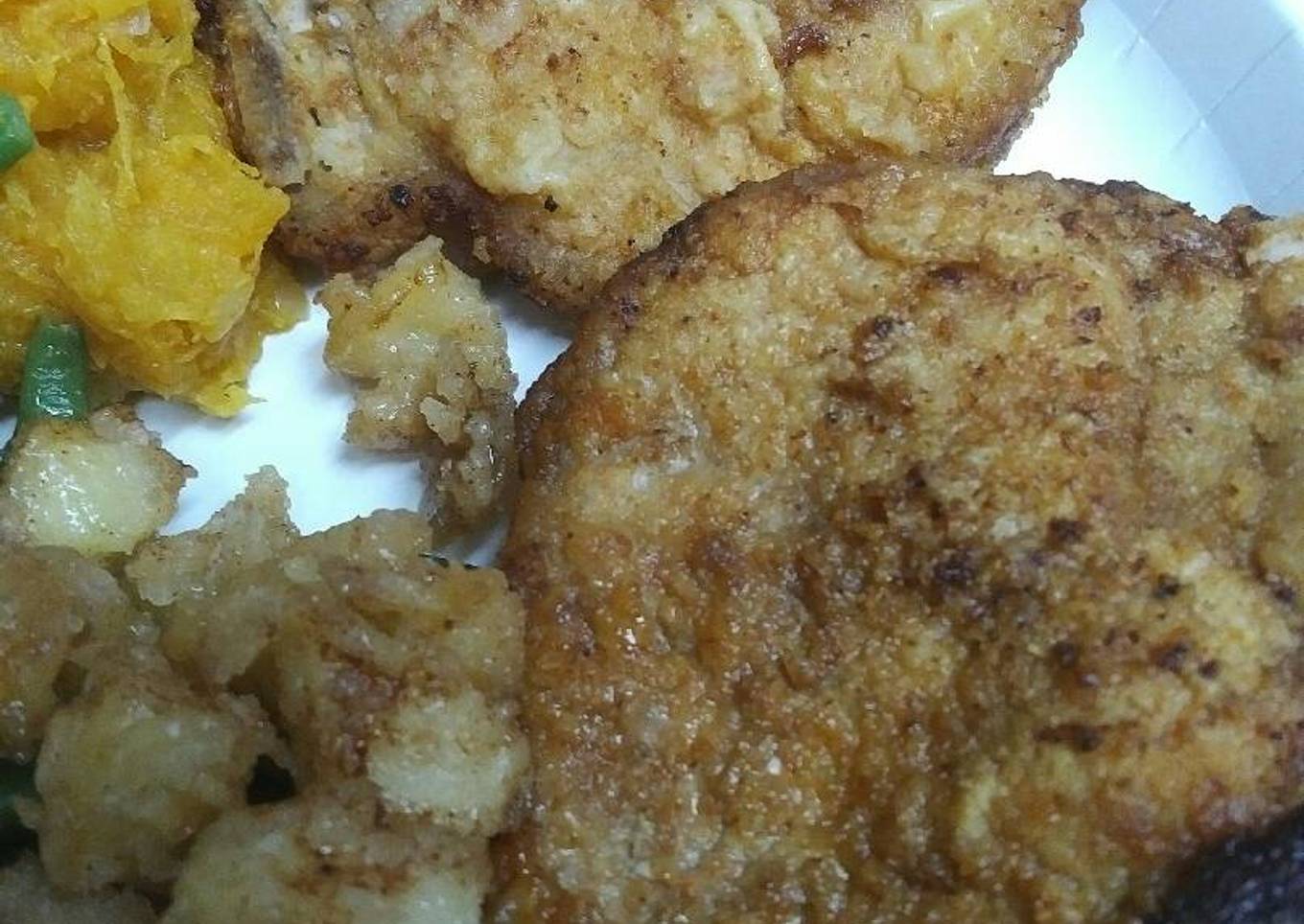 Pork Chops shallow fried