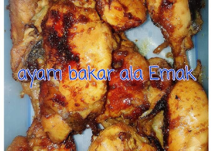 Resep 2 in 1, ayam bakar simple & bumbu mie ayam