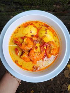 Foto resep Gulai Udang Tahu Telur Kentang