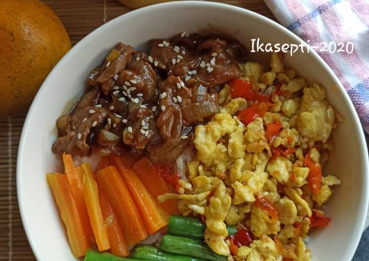 Resep Rice Bowl Ceria Jadi, Sempurna