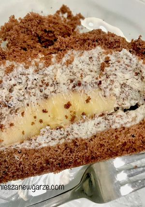 Zdjęcie przepisu Ciasto bananowy kopczyk.