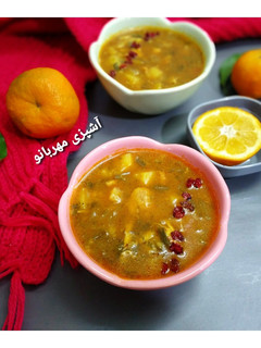 عکسی از دستور سوپ بلغور و جعفری