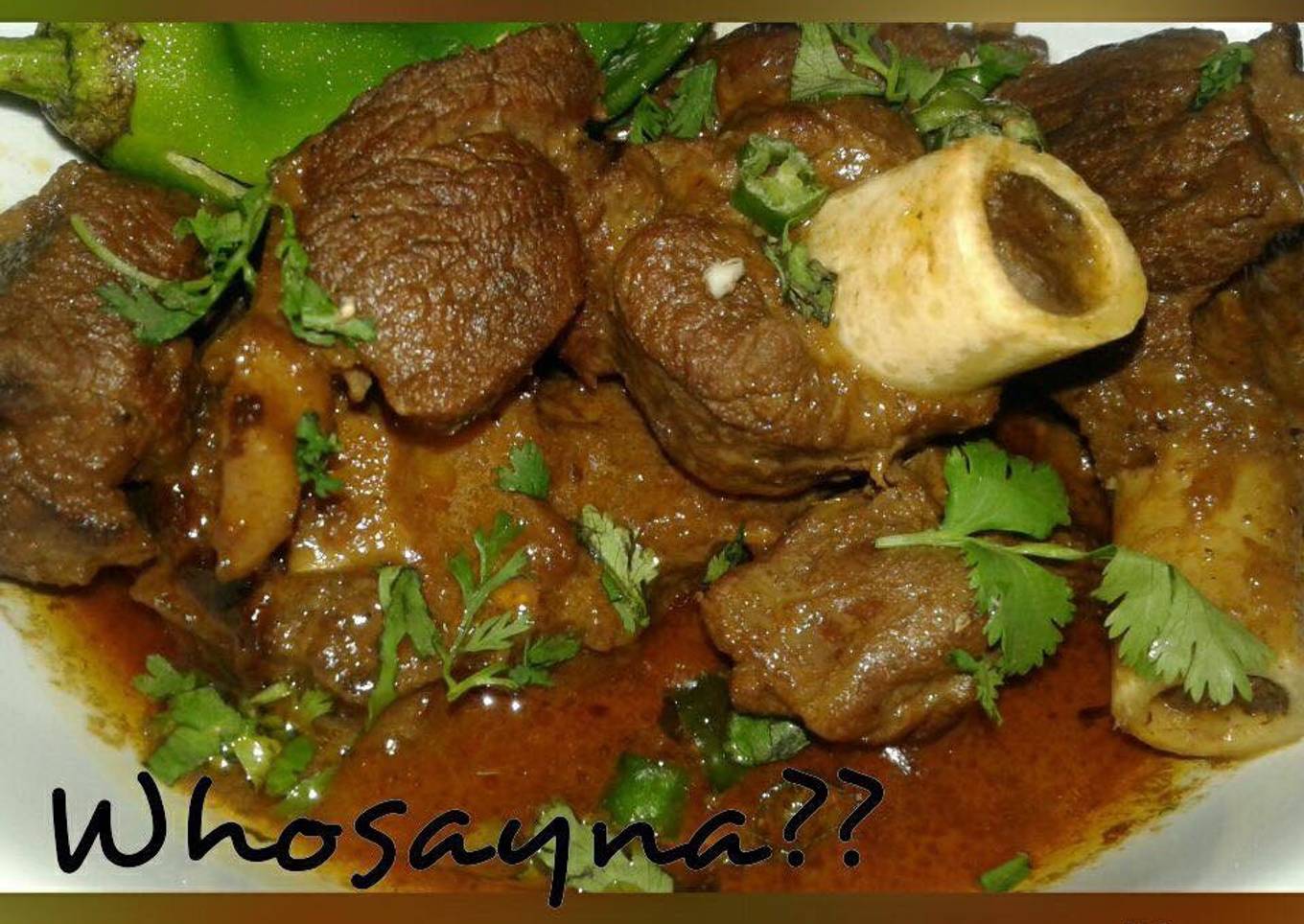 Whosayna’s Mutton Khorma