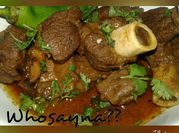 A picture of mutton korma