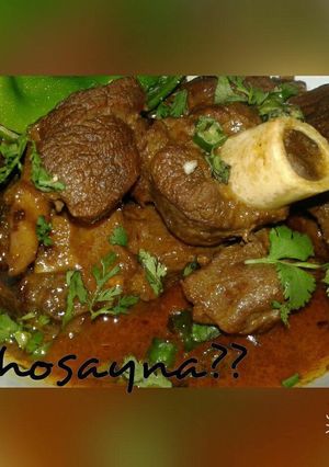A picture of Whosayna’s Mutton Khorma.