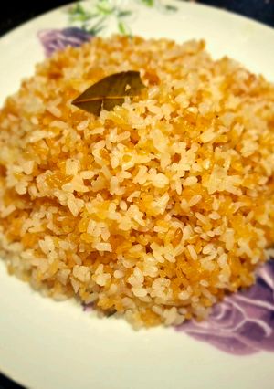 صورة لوصفة رز مصري حبة و حبة