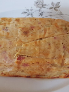 Una foto de Pastel de calabacín y bacon