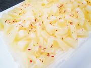 Una foto de mascarpone piña