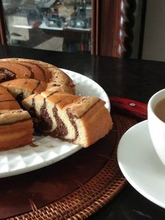 Foto resep Tiger Almond Cake [Keto Friendly]