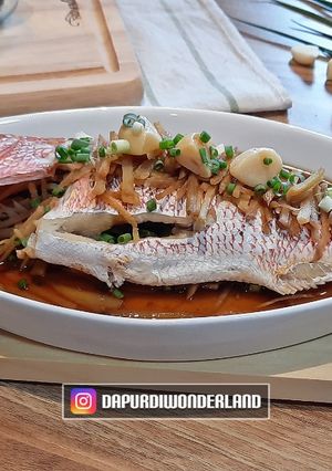 Foto resep Tim Ikan Kakap Merah