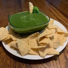 A picture of Brian’s Green Salsa.