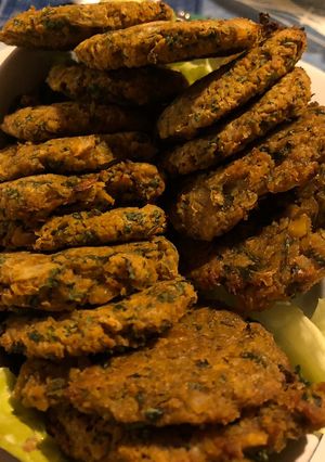 Une photo de Falafel au four
