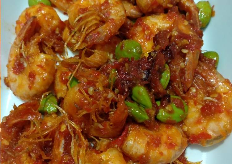 Resep Udang Petai Balado yang Enak Banget