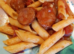 Φωτογραφία της συνταγής Πέννες με Chorizo λουκάνικο!