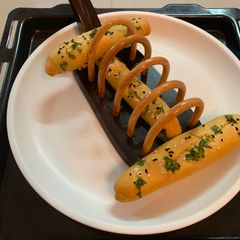 A picture of Mini hot dogs.