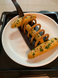 A picture of Mini hot dogs.