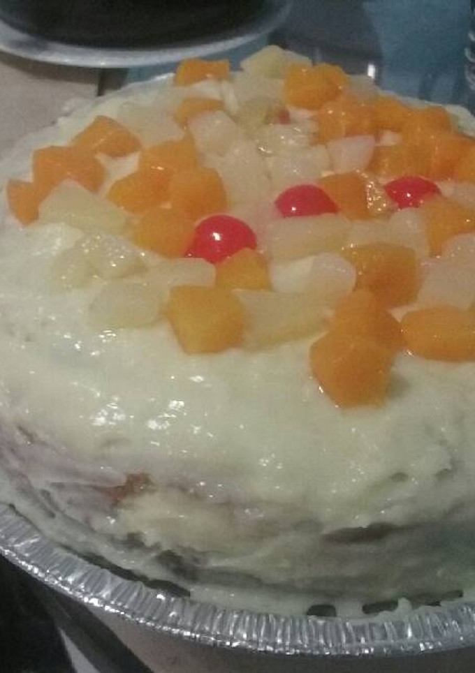 Una foto de Tres leches con crema pastelera