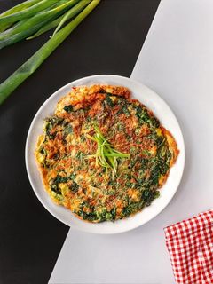 Foto resep Telur Dadar Kangkung