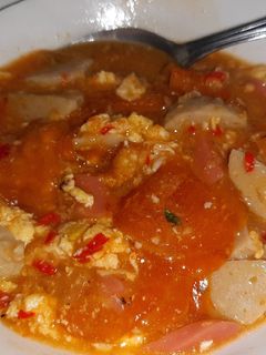 Foto resep Seblak kerupuk bakso sosis ~
