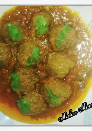 A picture of Mutton kofte.