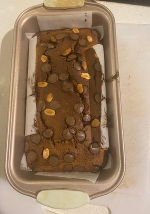 Una foto de Banana bread de avena