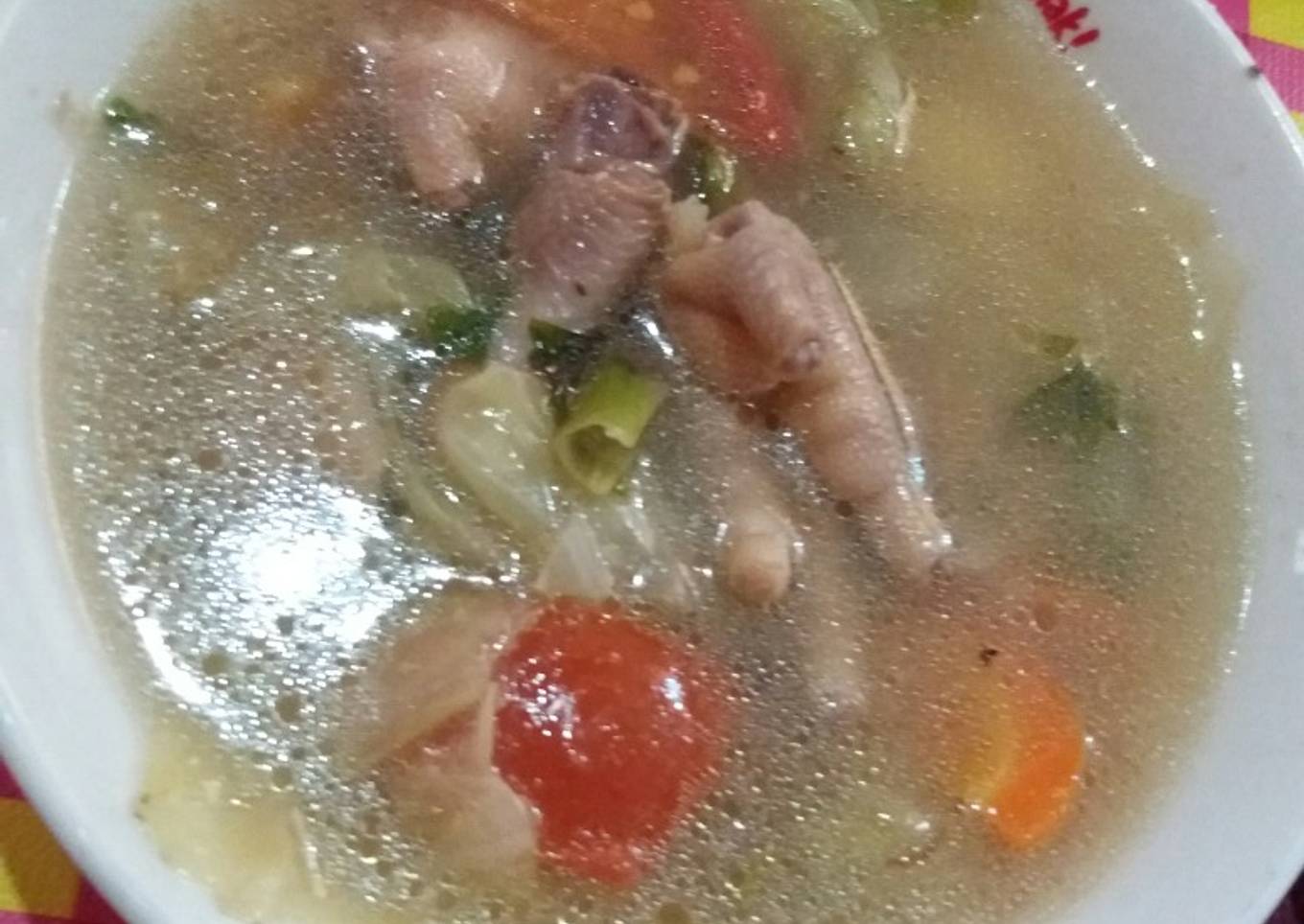 Sayur sop Ceker