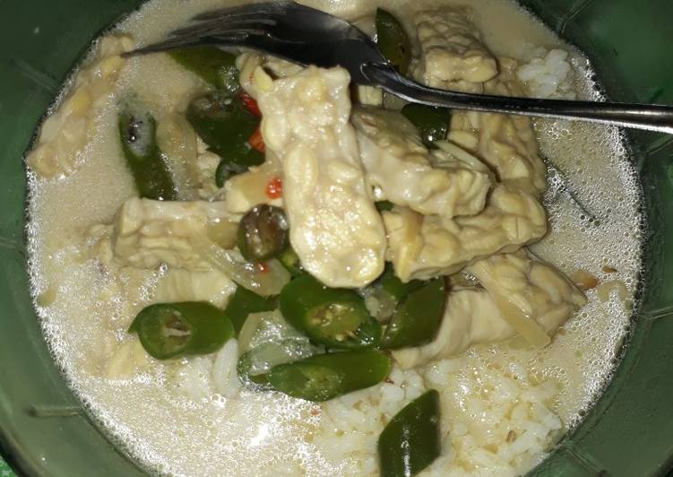 Resep Sayur tempe lombok ijo khas wonogiri, Enak Banget