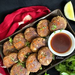A picture of Raw Jackfruit Tikki.