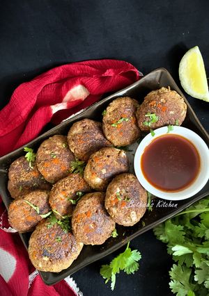 A picture of Raw Jackfruit Tikki.