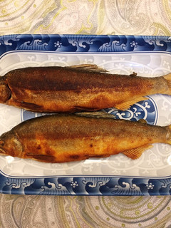 簡單的香煎香魚 的食譜成品照片