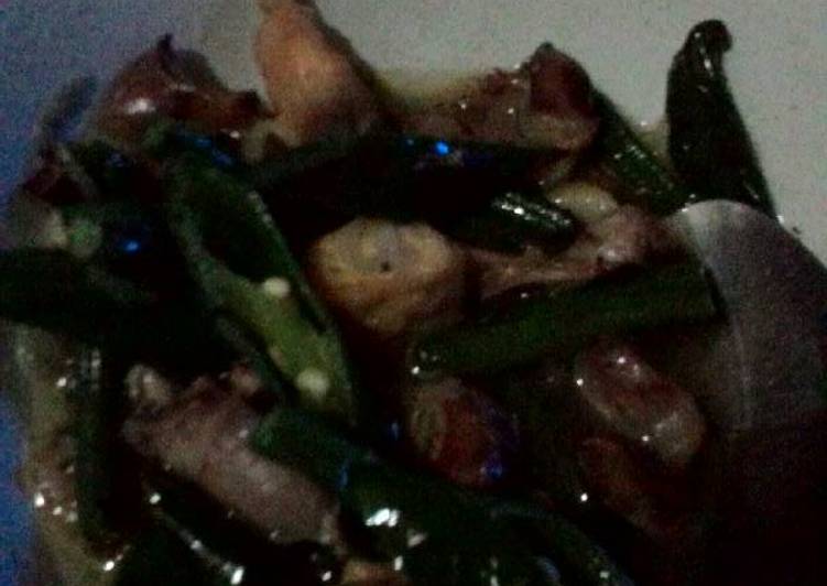Bahan meracik Tumis kacang panjang atau (ati.ampla.tahu) Anti Gagal